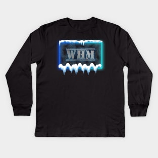 WHM with a Frost Flare Kids Long Sleeve T-Shirt